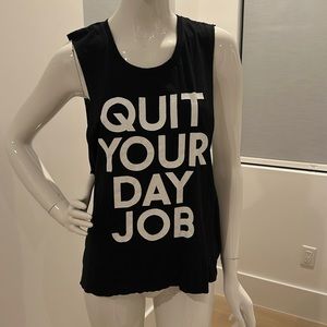 “Quit your day job” element x jac vanek muscle tee